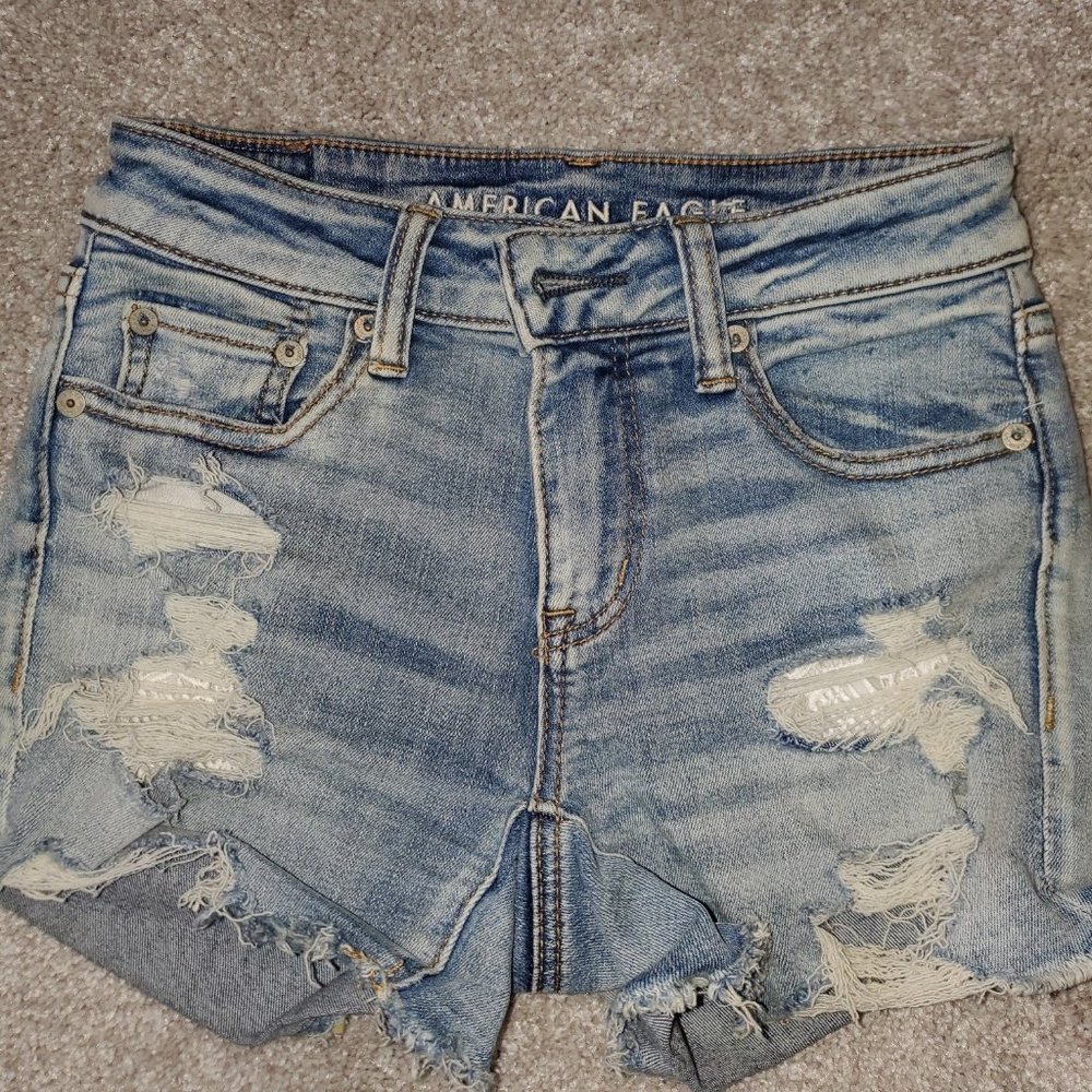 American Eagle Next level Stretch Midi Short Sz 0
